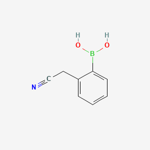 [2-(Cyanomethyl)phenyl]boronic acid