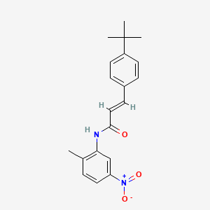 3-(4-tert-butylphenyl)-N-(2-methyl-5-nitrophenyl)acrylamide