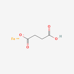 molecular formula C4H5FeO4+ B579329 Iron(2+) succinate CAS No. 17022-52-5