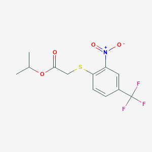 isopropyl {[2-nitro-4-(trifluoromethyl)phenyl]thio}acetate