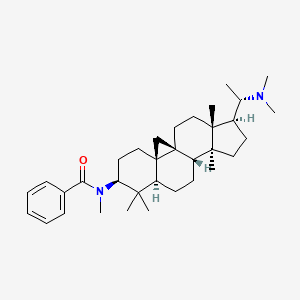 molecular formula C34H52N2O B579343 Buxeridine CAS No. 16974-72-4