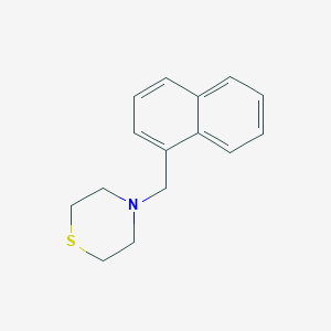 molecular formula C15H17NS B5793441 4-(1-naphthylmethyl)thiomorpholine 