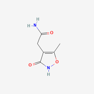 2-(3-Hydroxy-5-methylisoxazol-4-yl)acetamide