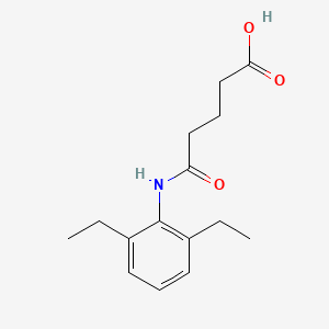 5-[(2,6-diethylphenyl)amino]-5-oxopentanoic acid