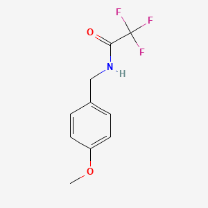 molecular formula C10H10F3NO2 B5793515 2,2,2-trifluoro-N-(4-methoxybenzyl)acetamide 