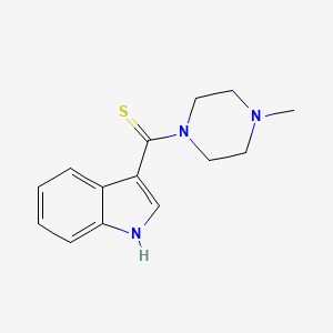 3-[(4-methyl-1-piperazinyl)carbonothioyl]-1H-indole