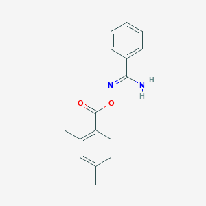 N'-[(2,4-dimethylbenzoyl)oxy]benzenecarboximidamide