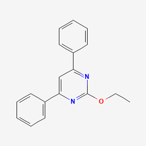 molecular formula C18H16N2O B5793651 2-ethoxy-4,6-diphenylpyrimidine 