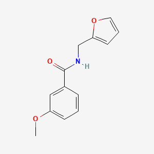 molecular formula C13H13NO3 B5793664 N-(2-furylmethyl)-3-methoxybenzamide 