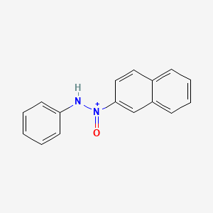 molecular formula C16H13N2O+ B579370 2-(Phenyl-NNO-azoxy)naphthalene CAS No. 16914-55-9