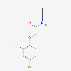 2-(4-bromo-2-chlorophenoxy)-N-(tert-butyl)acetamide