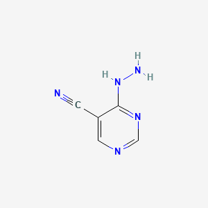 4-Hydrazinylpyrimidine-5-carbonitrile