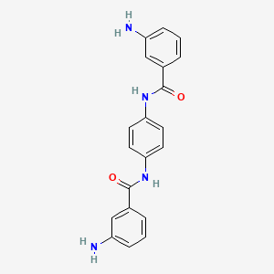 molecular formula C20H18N4O2 B5793751 N,N'-1,4-phenylenebis(3-aminobenzamide) CAS No. 2362-24-5
