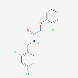 molecular formula C15H12Cl3NO2 B5793850 2-(2-chlorophenoxy)-N-(2,4-dichlorobenzyl)acetamide 