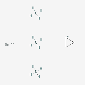 molecular formula C6H17Sn B579386 Cyclopropyltrimethylstannane CAS No. 17582-54-6