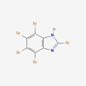 2,4,5,6,7-Pentabromo-1H-benzo[d]imidazole