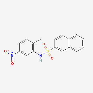 N-(2-methyl-5-nitrophenyl)-2-naphthalenesulfonamide