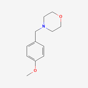 molecular formula C12H17NO2 B5793938 4-(4-methoxybenzyl)morpholine CAS No. 17494-29-0