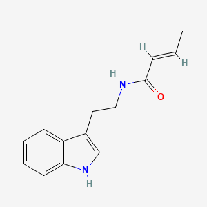 N-[2-(1H-indol-3-yl)ethyl]-2-butenamide