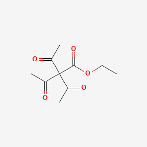 molecular formula C10H14O5 B579396 Ethyl 2,2-diacetyl-3-oxobutanoate CAS No. 19446-51-6