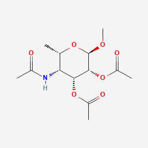 alpha-L-Talopyranoside, methyl 4-(acetylamino)-4,6-dideoxy-, 2,3-diacetate