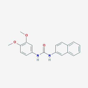N-(3,4-dimethoxyphenyl)-N'-2-naphthylurea