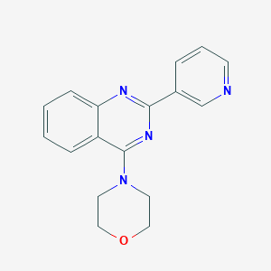 4-(4-morpholinyl)-2-(3-pyridinyl)quinazoline