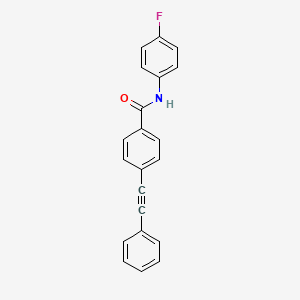 N-(4-fluorophenyl)-4-(phenylethynyl)benzamide