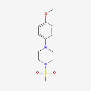 molecular formula C12H18N2O3S B5794147 1-(4-methoxyphenyl)-4-(methylsulfonyl)piperazine 
