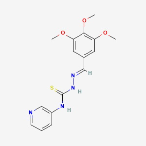 3,4,5-trimethoxybenzaldehyde N-pyridin-3-ylthiosemicarbazone