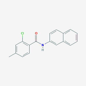 molecular formula C18H14ClNO B5794234 2-chloro-4-methyl-N-2-naphthylbenzamide 