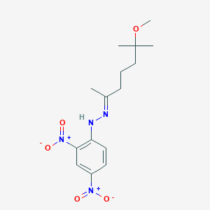 6-methoxy-6-methyl-2-heptanone (2,4-dinitrophenyl)hydrazone