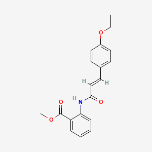 methyl 2-{[3-(4-ethoxyphenyl)acryloyl]amino}benzoate