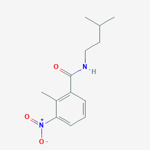 2-methyl-N-(3-methylbutyl)-3-nitrobenzamide