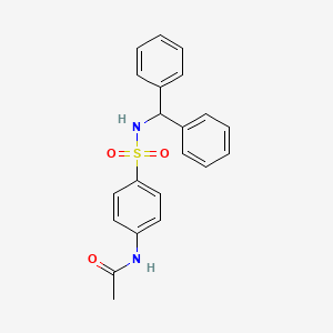 N-(4-{[(diphenylmethyl)amino]sulfonyl}phenyl)acetamide