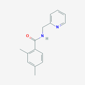 molecular formula C15H16N2O B5794394 2,4-dimethyl-N-(pyridin-2-ylmethyl)benzamide 