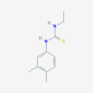 molecular formula C11H16N2S B5794397 1-(3,4-Dimethylphenyl)-3-ethylthiourea 