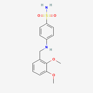 4-[(2,3-dimethoxybenzyl)amino]benzenesulfonamide