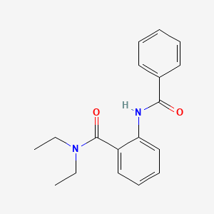molecular formula C18H20N2O2 B5794458 2-(benzoylamino)-N,N-diethylbenzamide CAS No. 5271-81-8