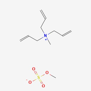 molecular formula C11H21NO4S B579452 2-Propen-1-aminium, N-methyl-N,N-di-2-propen-1-yl-, methyl sulfate (1:1) CAS No. 17929-01-0