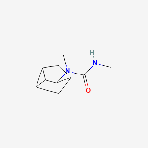 molecular formula C10H16N2O B579456 N,N'-Dimethyl-N-tricyclo[2.2.1.0~2,6~]heptan-3-ylurea CAS No. 16514-79-7