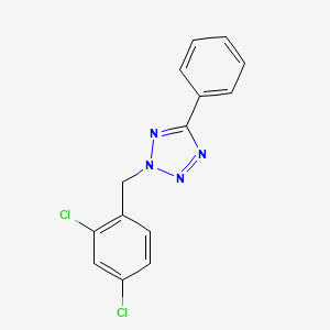 molecular formula C14H10Cl2N4 B5794680 2-(2,4-dichlorobenzyl)-5-phenyl-2H-tetrazole 