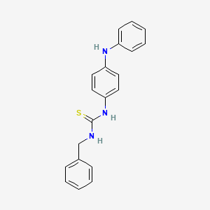 molecular formula C20H19N3S B5794716 N-(4-anilinophenyl)-N'-benzylthiourea 