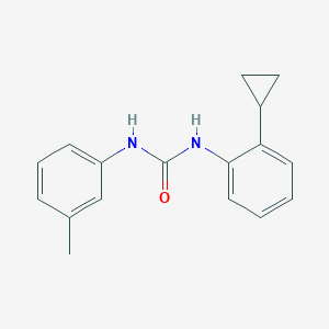 molecular formula C17H18N2O B5794761 N-(2-cyclopropylphenyl)-N'-(3-methylphenyl)urea 