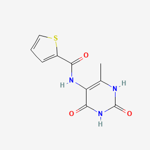 molecular formula C10H9N3O3S B5794830 N-(2,4-dihydroxy-6-methyl-5-pyrimidinyl)-2-thiophenecarboxamide 
