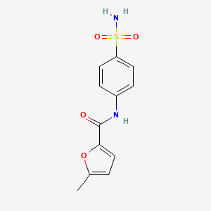 molecular formula C12H12N2O4S B5794861 N-[4-(aminosulfonyl)phenyl]-5-methyl-2-furamide 