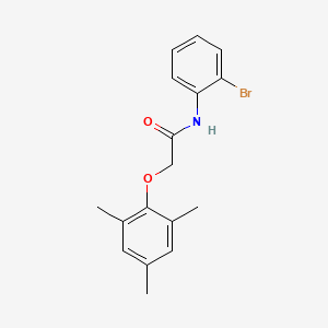 molecular formula C17H18BrNO2 B5794866 N-(2-bromophenyl)-2-(mesityloxy)acetamide 