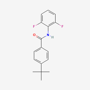 molecular formula C17H17F2NO B5794884 4-tert-butyl-N-(2,6-difluorophenyl)benzamide 