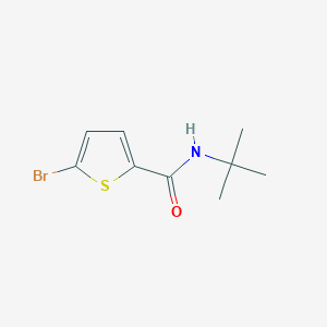 molecular formula C9H12BrNOS B5795002 5-bromo-N-(tert-butyl)-2-thiophenecarboxamide 