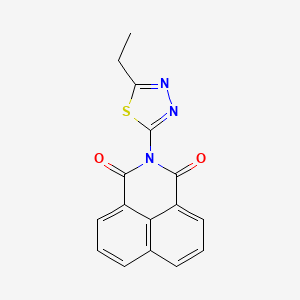 molecular formula C16H11N3O2S B5795022 2-(5-ethyl-1,3,4-thiadiazol-2-yl)-1H-benzo[de]isoquinoline-1,3(2H)-dione 